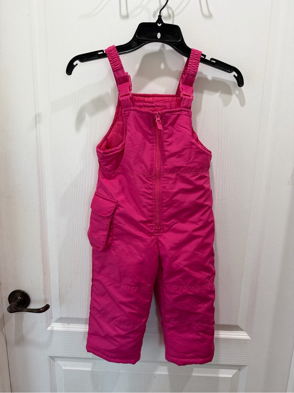 London Fog Kids Hot Pink Snow Bib Overalls